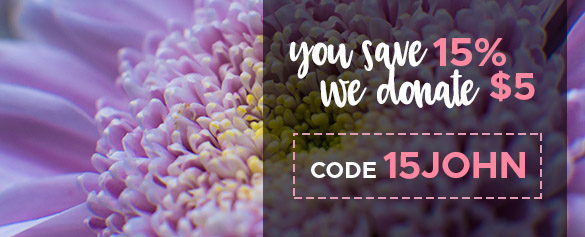Save 15% and We Donate $5
