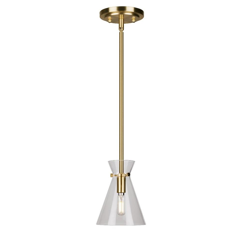Forte -Lighting---2733-01-12---Beaker---1-Light-Mini-Pendant-In-Transitional-Style-7-Inches-Tall-and-5.5-Inches-Wide