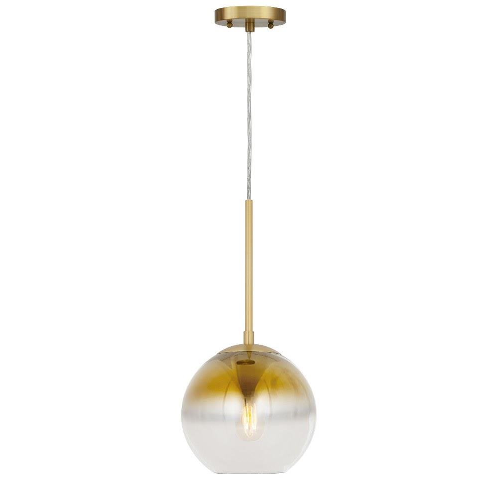 Forte -Lighting---2761-01-12---Callisto---1-Light-Pendant-In-Transitional-Style-20-Inches-Tall-and-12-Inches-Wide