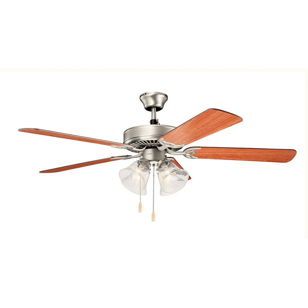Kichler Lighting Basics Premier 52 Ceiling Fan With Light Kit