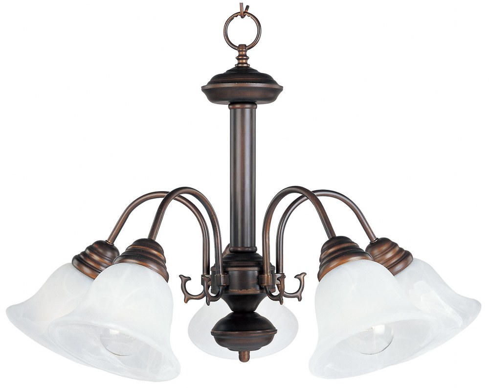 Maxim Lighting-Malaga - 5 Light Down Light Chandelier Oil ...