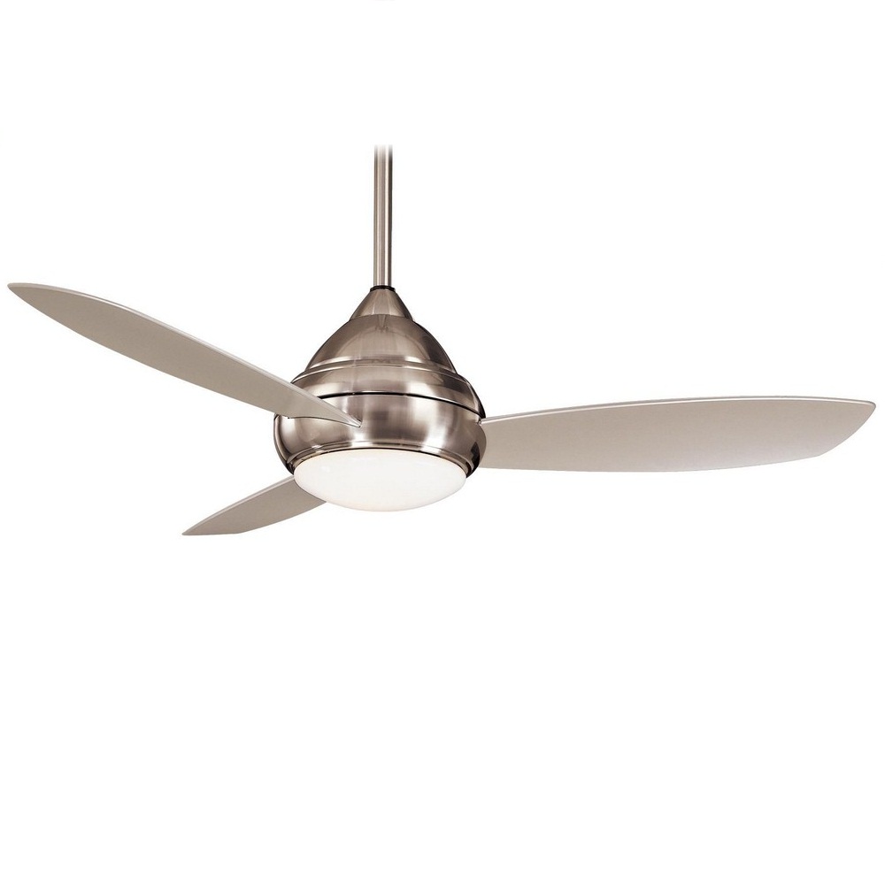 Minka Aire Fans Concept Ii Ceiling Fan With Light Kit Brushed