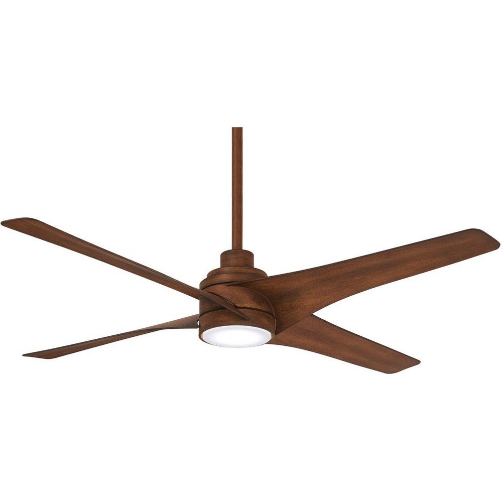 Minka Aire Fans Swept 56 Ceiling Fan With Light Kit Distressed