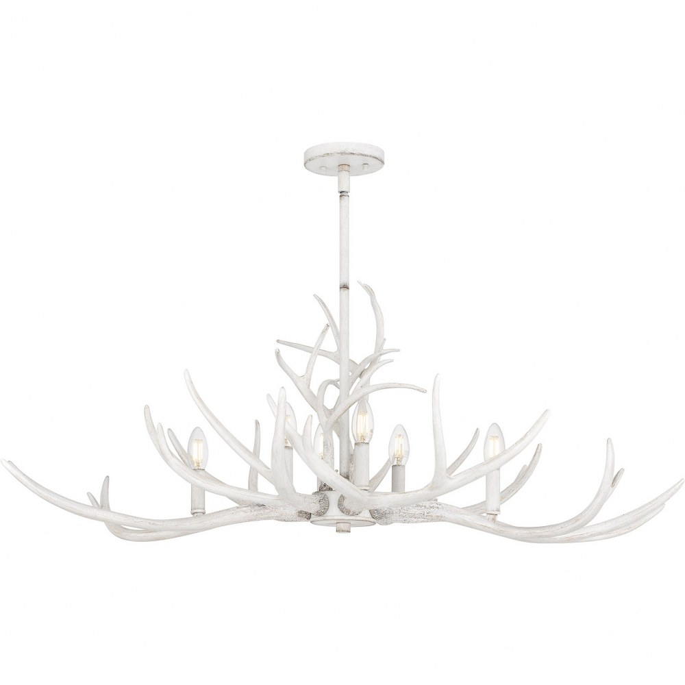 Quoizel Lighting - Brosh - 6 Light Linear Chandelier In Traditional Style-16 - Picture 1 of 1