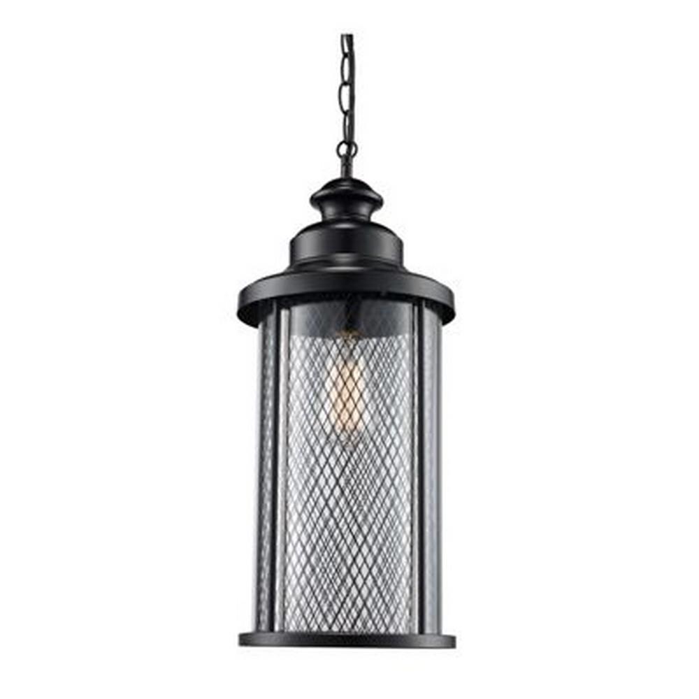 Trans Globe Lighting 40745 Bk Stewart 6 75 One Light Outdoor Trans Globe Lighting 40745 Bk