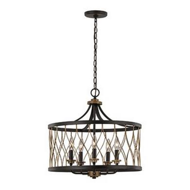 trans globe lighting 70698 rob tahoe five light pendant