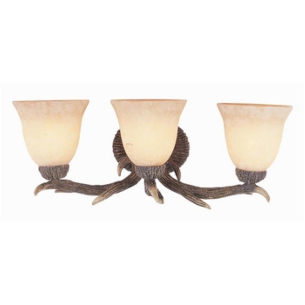 Trans Globe Lighting 7083 Three Light Deer Antler Wall Sconce