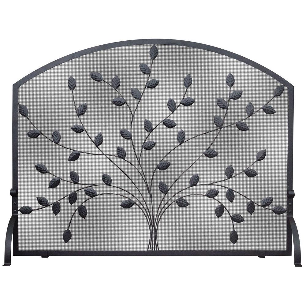 Uniflame S 1073 44 Single Panel Screen With Leaves