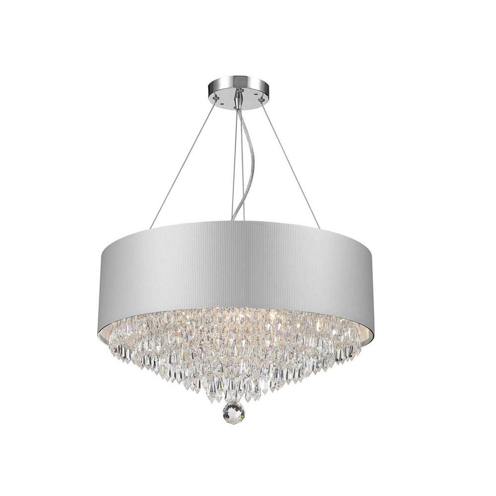 Worldwide Lighting W83137c20 Sv Gatsby Eight Light Medium Tap To Expand