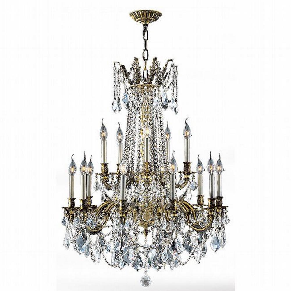 Worldwide Lighting W83310 Windsor Fifteen Light 2 Tier Large 2 Tier Large Round Chandelier Touch To Zoom