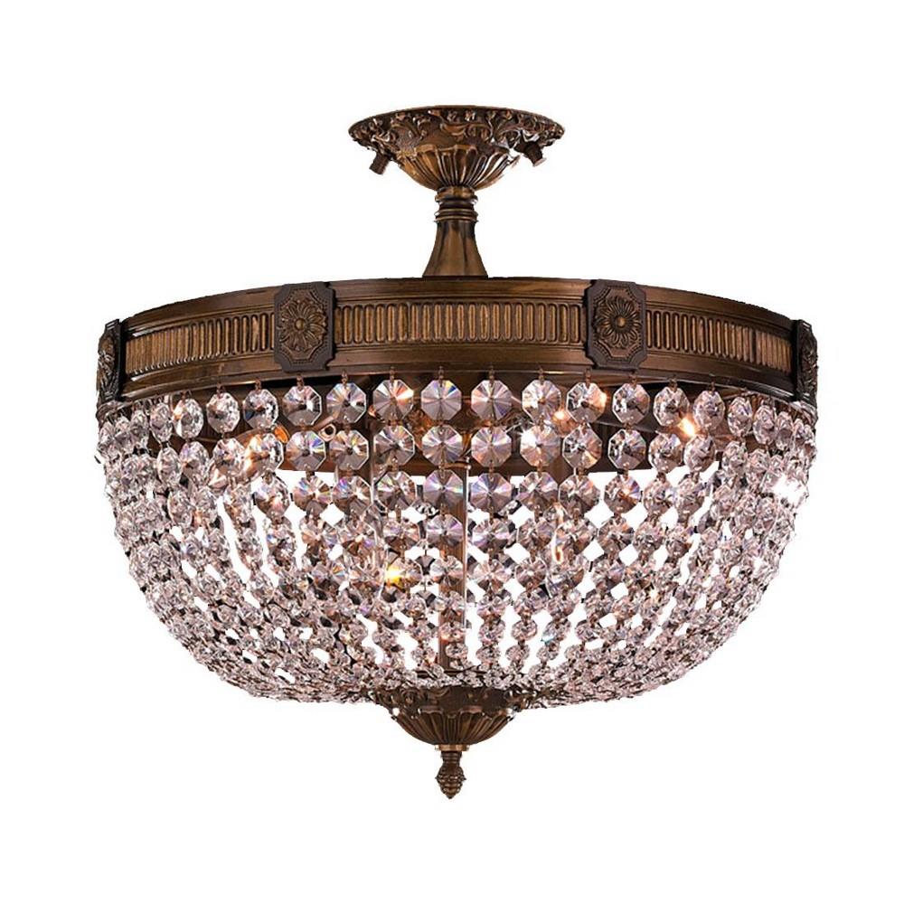 Winchester Six Light Round Large Flush Mount