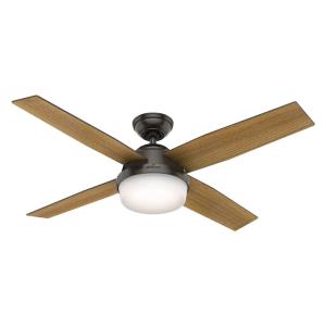 Dempsey-Ceiling Fan with Light Kit-52 Inches Wide