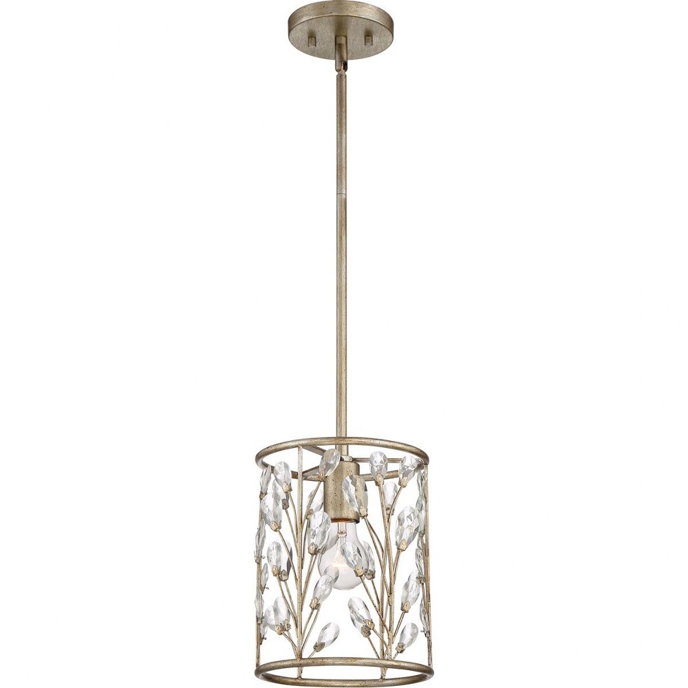 Lighting Chantelle Light Satin Nickel Pendant 