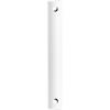 6 Inch Down Rod Length - White Finish