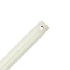 12 Inch Down Rod Length - White Finish